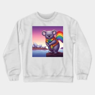 Gay Pride Koala Bear (Sydney, Australia) Crewneck Sweatshirt